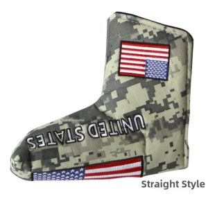 Dominant | Golf Putter Cover Starry Stripe Camouflage Green