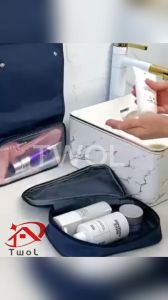 TWOL stock no. PYH 1pcs travel Toiletry Bag Portable Hanging Makeup Storage Bag Waterproof Cosmetic Bag Storage Pouch