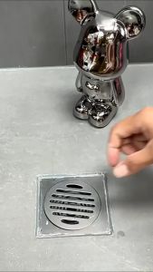 HT - floor drain trap cegah bau dan kecoa kamar mandi otomatis tutup DL07