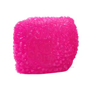Schylling Nee Doh Pulpy Orange Cube Maltose Soft Toy Sensory Stress Relief Anxiety Relief Fun Gift for Friends