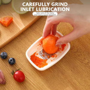 Garlic Masher Ginger Grater Tool Hand Grinder Garlic Masher Portable Carrot Ginger Grinding Kitchen Tool