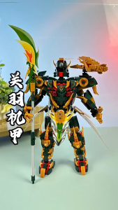 Bộ lắp ráp Mindy – Robot cơ giáp phong cách Trung Hoa Tôn Ngộ Không & Quan Vũ biến hình Thanh Long