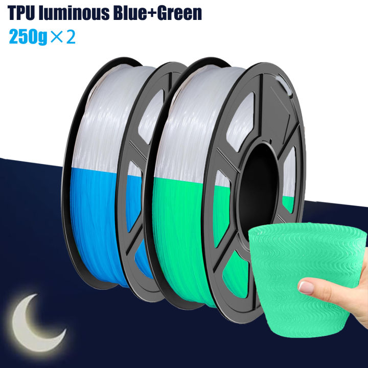 TPU High Speed Filament 1.75mm Flexible Roll, 95A Soft 3D Printer ...