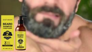 East Moon | East Moon Men Beard Shampoo Deep Cleaning Moisturizes Soothing Dryness Itchiness Improve Rough Texture Thickens Beard Care Cream