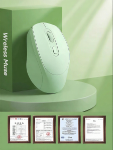 Aszune | เมาส์ไร้สายชาร์จไฟได้เงียบสงบ