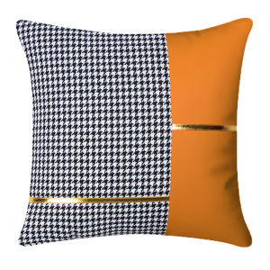 หมอนรองนั่งโซฟาหนังสไตล์โมเดิร์นเรียบง่าย หมอนรองนั่งโซฟาแบบตัวอย่างห้องพักโรงแรม หมอนรองนั่งแบบติดเตียงบ้านพักชั่วคราว