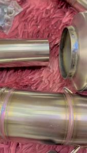 CK RACING EXHAUST PIPE OPEN BY AHM RACING LC135 Y15ZR RS150 RSX 32MM 35MM FREE MINIFOLD SILENCER