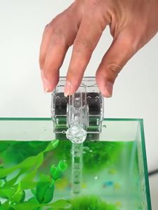 Filter Air Aquarium Gantung 3W 350L/aquarium/filter aquarium full set/am Skimmer Penyaring Aquascape