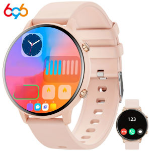 Smartwatch Women Men Blue Tooth Call Smart Watches Lady Fitness Waterproof Sleep Heart Rate Health Monitor Voice Assistant 1.39’