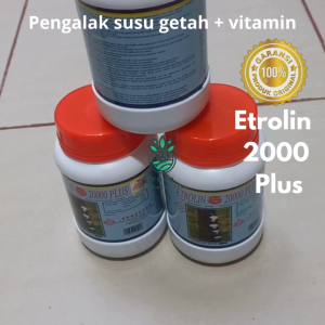 Etrolin 20000 Plus Penggalak susu Getah Lateks Pada Tanaman Vitamin Isi 500 ML