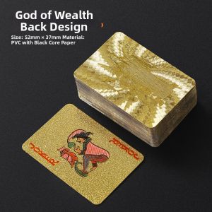 TAFUMAN | Mini Gold Poker Cards PVC Waterproof Durable