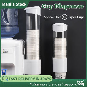 Wall Mounted Cup Dispenser Holder Disposable Cup Storage Rack Organizer Water Cup Holder Paper Cup Organizer