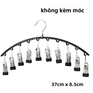 Móc Treo Di Động 10 Chiếc Dành Cho Mũ Bóng Chày Tất Khăn Và Quần - Giá Đỡ Du Lịch Đa Năng Cho Tủ Quần Áo Chất Liệu PVC