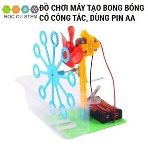 Máy Tạo Bong Bóng Tự Động Đồ Chơi Thí Nghiệm Khoa Học Lắp Ráp Bằng Tay Phát Triển Trí Tuệ Sáng Tạo Thông Minh