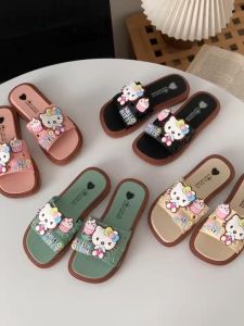 Shoeper Yeezy Cartoon Flip Flops Rubber Slippers for Kids Girls