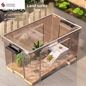 SINAIER | Large Home Turtle Aquarium with Sun Terrace and Climbing Platform