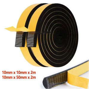 EVA Sponge Single-sided Tape Shockproof Foam Sealant Strip 2-20mm Car Foam Pad Sound Insulation Buffer Anti-collision Foam Tape