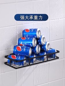 ชั้นวางเครื่องเทศแบบติดผนังไม่ต้องเจาะ ชั้นวางของสแตนเลส ชั้นวางของติดผนัง ชั้นวางของอเนกประสงค์RACKS