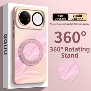GGUU | Womens Shockproof Silicone Phone Case with Stand & Lanyard