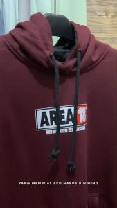 Zero.Second hoodie pria distro tebal Others Sweater Autentic Area 18 Full warna Hitam Catton Flecee Gramasi 280S Permium Tebal Free STIKER