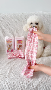 Pet diaper for female dog 16pcs dog diaper with Adjustable Tail Hole or Cats Doggy in Heat Period