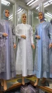 REAL PICT GAMIS SATIN KRISTAL TILE / GAMIS TILE KRISTAL / GAMIS LEBARAN 2025