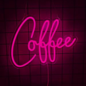 Cà Phê Bar LED Neon Sign Để Trang Trí Tường Nghệ Thuật Chiếu Sáng Hiện Đại Cho Quán Cà Phê Cửa Hàng Cà Phê Phụ Kiện Trang Trí Tiệc