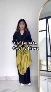 LF / Sally Blouse Oversize XXL Katun Twistcone / Kemeja Oversize / Korean Style Candy Shirt Kemeja