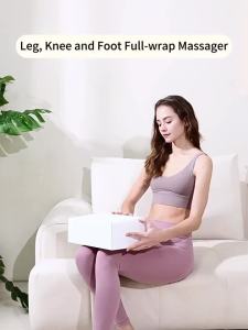 Jinkairui | Cordless Air Compression Leg Massager for Muscle Fatigue Relief Full Leg Boots with Dynamic Pressure Enhances Circulation