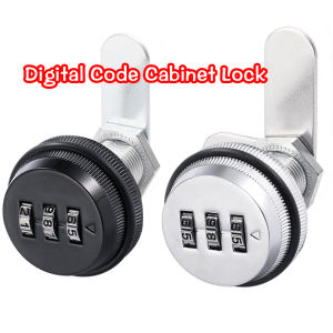 3 Digital Code Combination Cabinet Drawer Lock  Zinc Alloy Drawers Password Locks