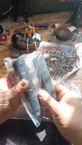 พักเท้าหลังเดิม นูโว / ชุดยางพักเท้าเดิม รุ่น NOUVO 115 AT (ราคาต่อคู่) พักเท้าลายยางตรง รุ่น นูโวตัวแรก งานอะไหล่เกรดศูนย์