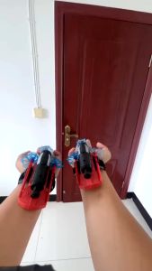 Spiderman Web Launcher Glove Toys Wrist Transmitter For Kids Cosplay Props For Boys Kids