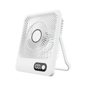 MOLORE | Mini Desktop USB Rechargeable Digital Display Electric Fan