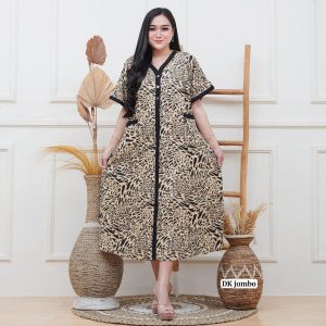 DASTER JUMBO BUSUI DAN IBU HAMIL KANCING DEPAN TERMURAH TERLARIS BAHAN RAYON ADEM MOTIF KEKINIAN