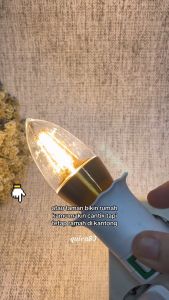 LAMPU CANDLE 5W LED BOHLAM 5WATT E14 E27 PUTIH KUNING TERANG BAGUS JAGUNG SUSU