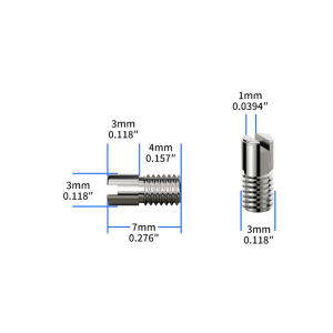 Bộ Vít Máy Ảnh Bằng Thép Không Gỉ Với Đế Tháo Nhanh D3.0mm Chốt Định Vị Cho Chân Máy Ba Chân Chân Máy Đơn Máy Quay Phim - 1/4-20 3/8-16 Dụng Cụ Chụp Ảnh Chuyên Nghiệp