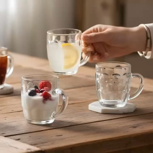 Hộp 6 Ly Uống Bia Nước Ngọt Trà Đá Phong Cách Cổ Điển – Ly Quai Cầm The Dimpled Tankard Classic 270ml