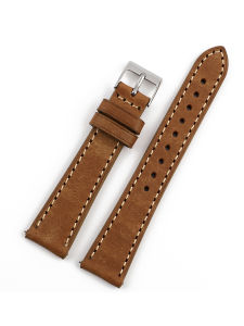 Retro Frosted Vegetable Tanning Leather Suitable for Casio Genuine Leather Watch Band Men and Women Neutral Huawei Smart Seiko Watch Bracelet