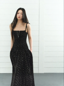 La lune Du ciel | Đầm Maxi In Hoa Ngọt Ngào