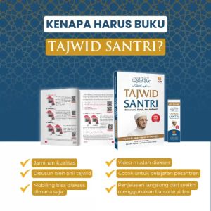 Tajwid Santri BONUS VIDEO Sistematis Detail dan Aplikatif Sanad Jalur Syam Tajwid Bergambar Tajwidul Mushawwar Karya Syaikh Mahir Hasan Al-Munajjid Penerbit Taujih