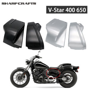 Motorcycle Accessories Side Battery Fairing Covers Panel For Yamaha V-Star XVS400 XVS650 Dragstar DS400 DS650 Custom Classic