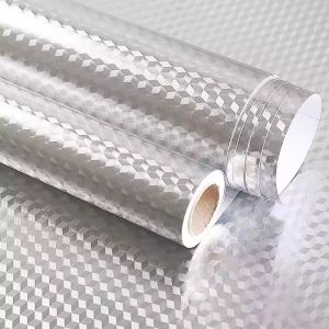 Kitchen Oil-proof Self Adhesive Stickers Anti Fouling High Temperature Waterproof Aluminum Foil Wallpaper Cabinet Contact Papers
