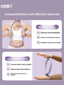 KDST | Resistance Loop for Senior Leg Muscle Training Pilates Circle Full Body Resistance Yoga Fitness Pelvic Floor