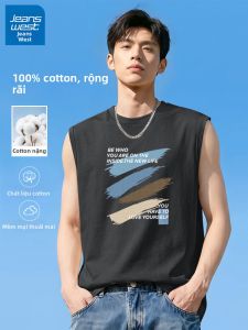 Jeanswest | Áo Thun Không Tay Phong Cách Thoáng Mát Cho Nam