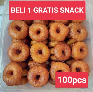 KUE CINCIN GULA MERAH 100PCS KUE TRADISIONAL