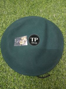 หมวกเบเร่ต์สีเขียวพร้อมเข็มเสือ 1 ชุด ใช่แต่กายลูกเสือวิสามัญรุ่นใหญ่ ปวช เทคนิค