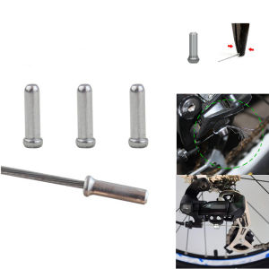 50/100PCS Bicycle Brake Shifter Cable Tips Aluminum Brake Line Derailleur Shift Inner Wire End Caps Tips Crimps MTB Bike Accesso