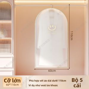 MEIZHUFU | Túi Bảo Quản Quần Áo Dài Chống Bụi