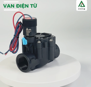 Van điện từ 21mm (1/2" ) van điện từ 220v van điện từ 24v van từ nhựa ngoài trời van nước điện từ