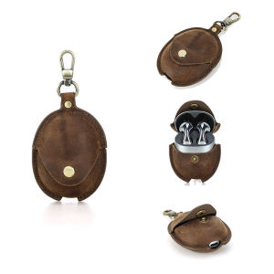 CONTACTS FAMILY Leather Earphone Case For HUAWEI Freebuds 5 Protective Cover Case Bluetooth Earphone Charging Box Accessories